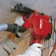 Drážkovanie muriva brúska + vysávač + nadstavec + rezný kotúč