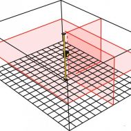 Samonivelačný krížový a zvislý laser LAX 300